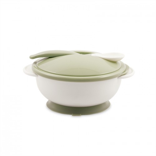 Set Feeding Bowl + Spoon Mint Green