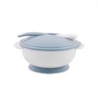 Set Feeding Bowl + Spoon Moonlight Blue