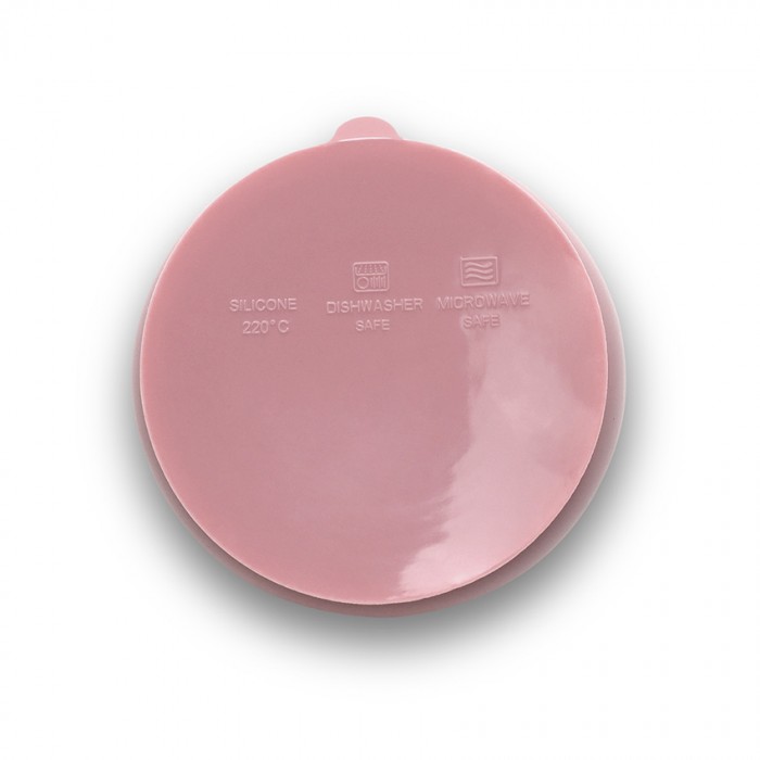 Μπωλ Φαγητού Vacuum Σιλικόνης Natural Pink