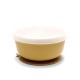 Silicone Vacuum Bowl With Lid Natural Yellow