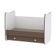Bed Dream White / Coffee 70X140