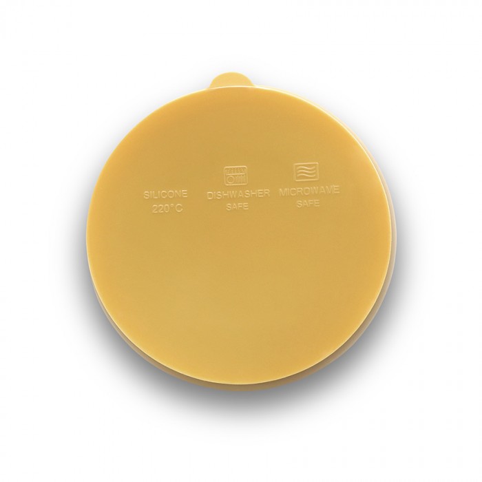 Silicone Vacuum Bowl Natural Yellow