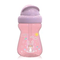 Ποτηράκι Με Καλαμάκι Sipper 200ml Animals Blush Pink