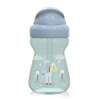Ποτηράκι Με Καλαμάκι Sipper 200ml Animals Mint Green