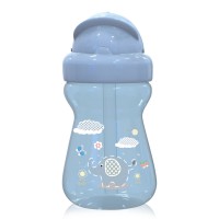 Ποτηράκι Με Καλαμάκι Sipper 200ml Animals Moonlight Blue