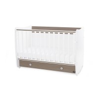 Κούνια Πολυμορφική Bed Dream White / Coffee 60x120