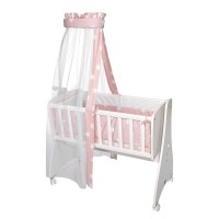 Σετ Λίκνου First Dream Ranforce Pale Blush Stars