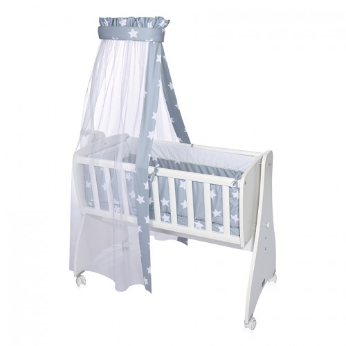 Σετ Λίκνου First Dream Ranforce Blue Grey Mist Stars