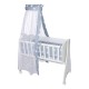 Σετ Λίκνου First Dream Ranforce Blue Grey Mist Stars