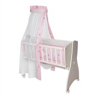 Σετ Λίκνου First Dream Ranforce Butterflies Pink
