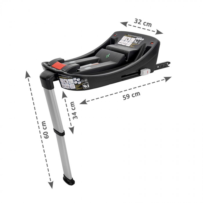 Βάση Isofix Με Στήριγμα Ποδιού Για Κάθισμα Aria Luxe