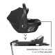 Βάση Isofix Με Στήριγμα Ποδιού Για Κάθισμα Aria Luxe