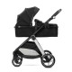 Καρότσι 2 Σε 1 Aspen Black Με Μετατρεπόμενο Κάθισμα