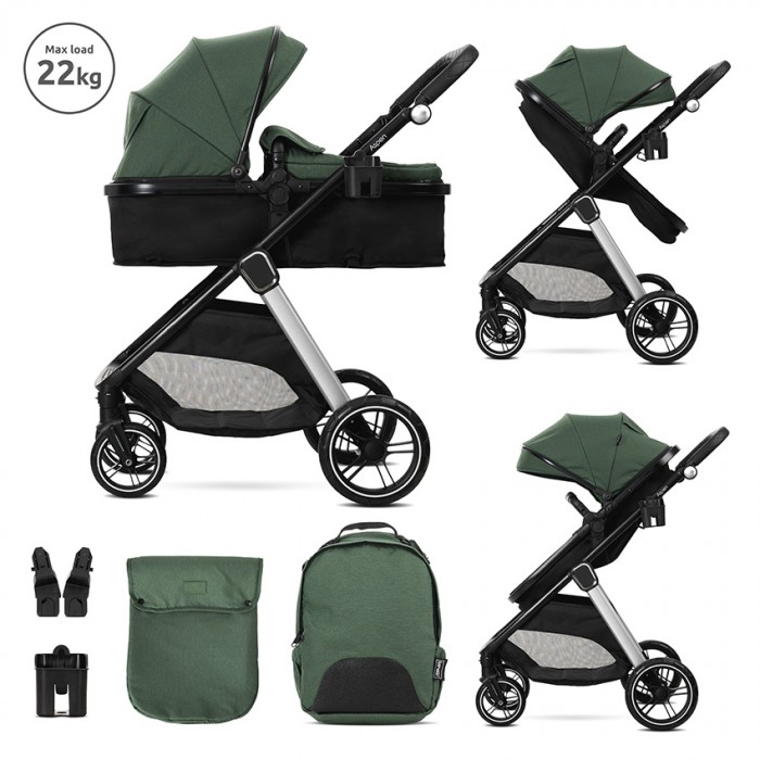 Baby Stroller  2 In 1 Aspen Cappuccino With Transformable Seat