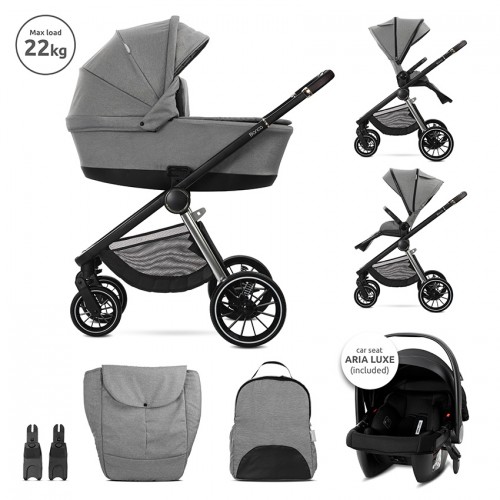 Baby Stroller 3 in 1 Bianca Grey