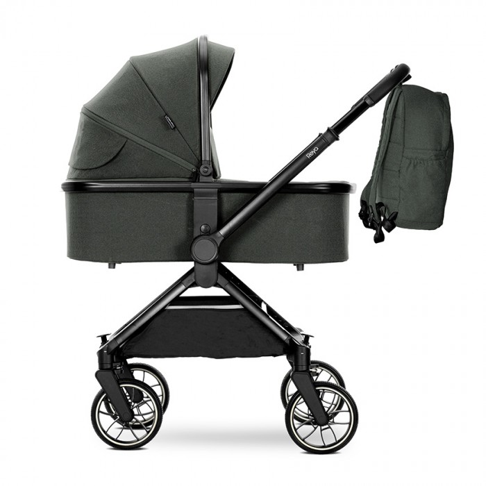 Καρότσι Reya Green 2 Σε 1+ Δώρο Relax Portofino Beige Dots