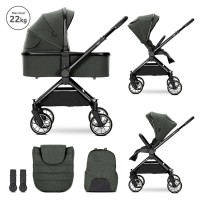 Καρότσι Reya Green 2 Σε 1+ Δώρο Relax Portofino Beige Dots