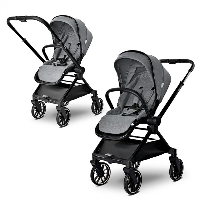 Καρότσι Reya Grey 2 Σε 1+ Δώρο Relax Portofino Beige Dots