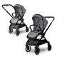 Καρότσι Reya Grey 2 Σε 1+ Δώρο Relax Portofino Beige Dots