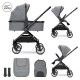 Καρότσι Reya Grey 2 Σε 1+ Δώρο Relax Portofino Beige Dots