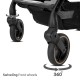 Καρότσι Makaya Με Περιστροφή 360° Grey Καρότσι Makaya Με Περιστροφή 360° Grey