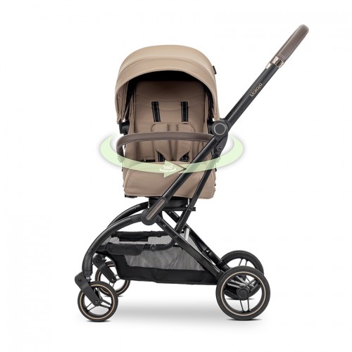 Καρότσι Makaya Με Περιστροφή 360° Beige Καρότσι Makaya Με Περιστροφή 360° Beige