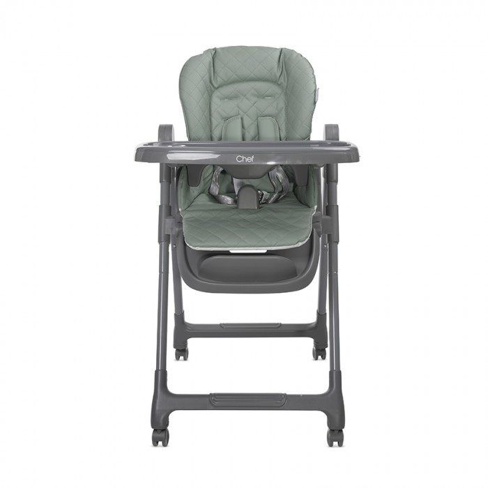 Baby High Chair 3 In 1 Chef Green Leather