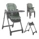 Baby High Chair 3 In 1 Chef Green Leather