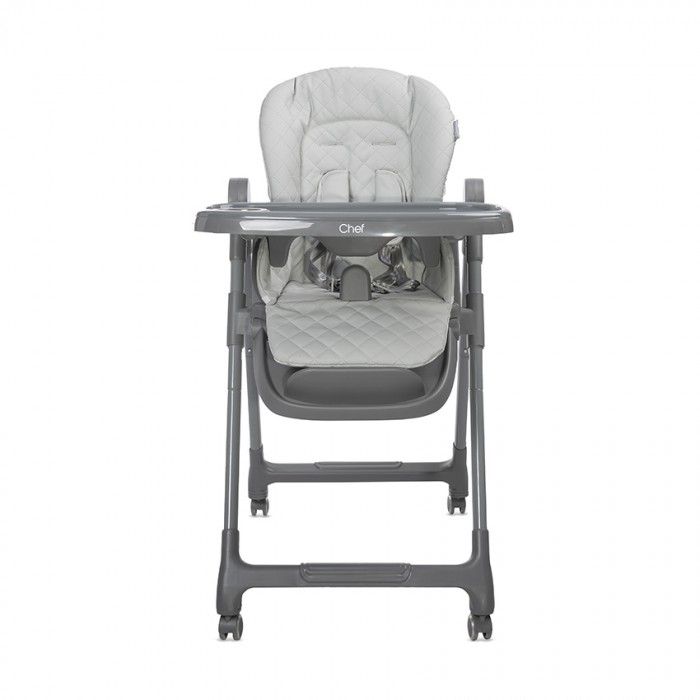 Baby High Chair 3 In 1 Chef Grey Leather