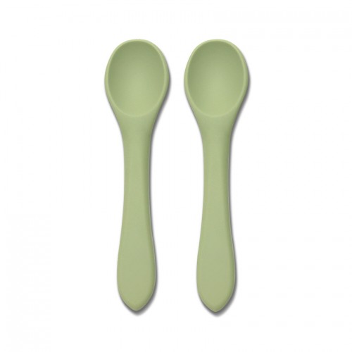 Σετ Κουταλάκια Σιλικόνης 2 Τεμ Natural Fresh Green