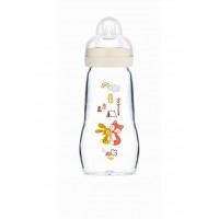 Feel Good Glass Baby Bottle 260ml 2+M Unisex