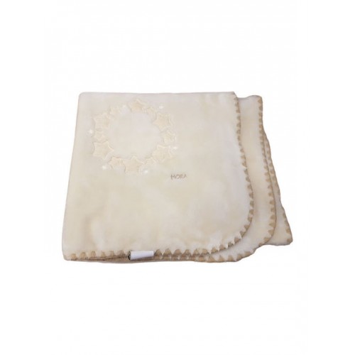 Βρεφική Κουβέρτα Βελουτέ Αγκαλιάς Baby Luz D48 Beige