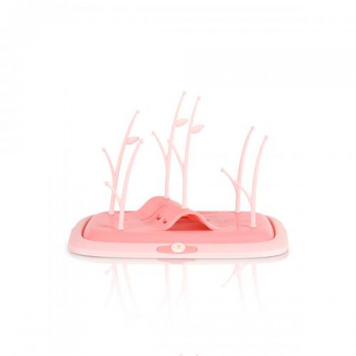 Bottle Drying Rack Coral Pink