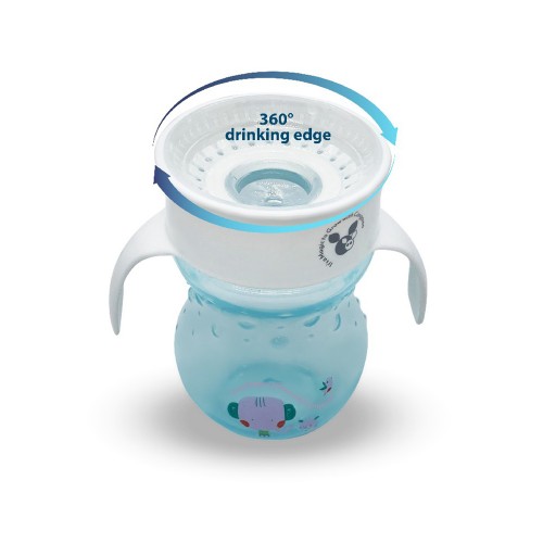 Εκπαιδευτικό Κύπελλο 360° Με Λαβές 270 ML Magic Cup Blue