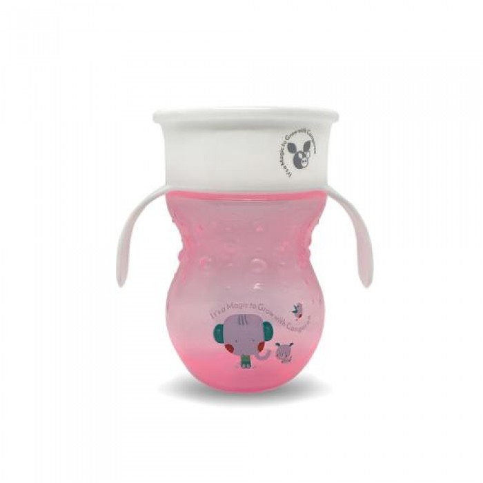 Εκπαιδευτικό Κύπελλο 360° Με Λαβές 270 ML Magic Cup Pink