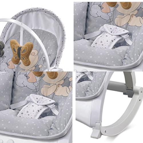 Baby Rocker Enjoy Blue Bunny